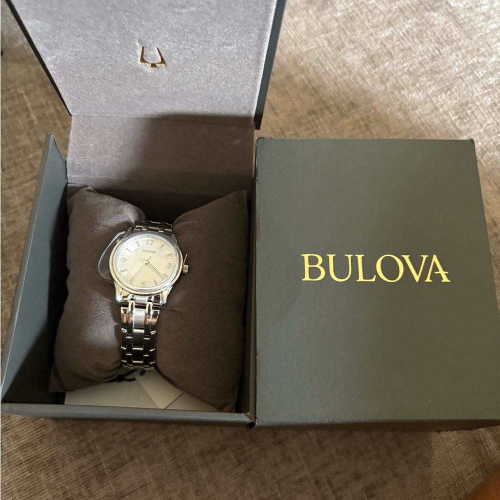 Bulova Classic Silver and Black Men's Watch
